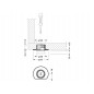 PNI Nivelator 304-28 pt placa inferioara D28mm,max400kg